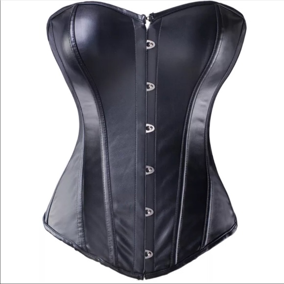 Black Corset Festival Punk Sexy Cosplay New - Picture 2 of 8